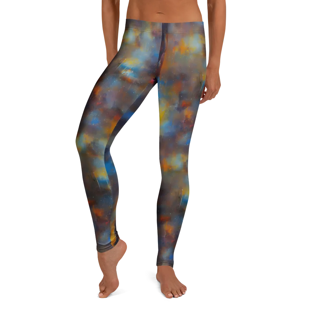Vivid Whisper on Leggings — Front