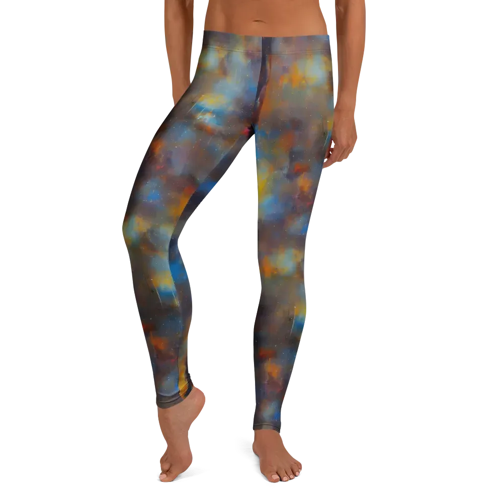 Vivid Whisper on Leggings — Front