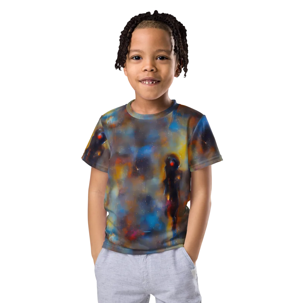 Vivid Whisper on Kids Crew Neck T-Shirt — Front