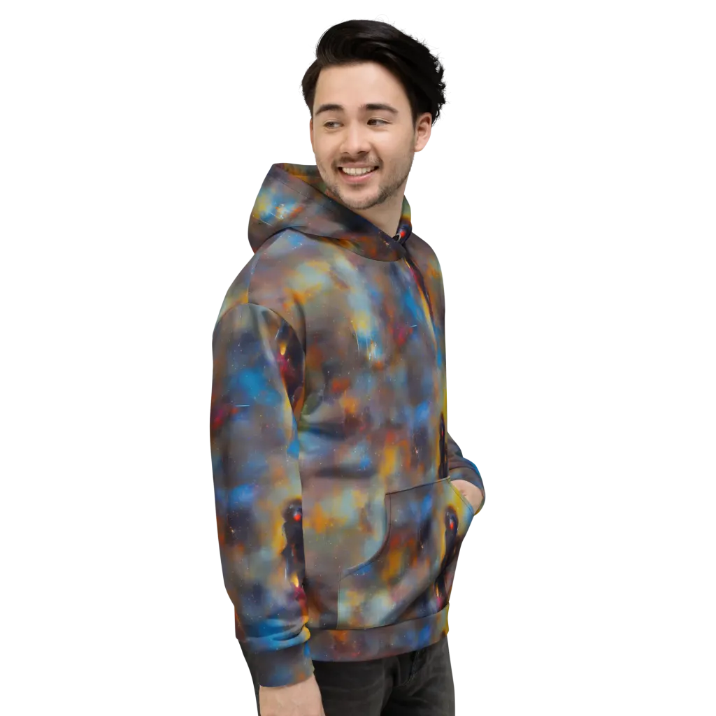 Vivid Whisper on Hoodie — Right