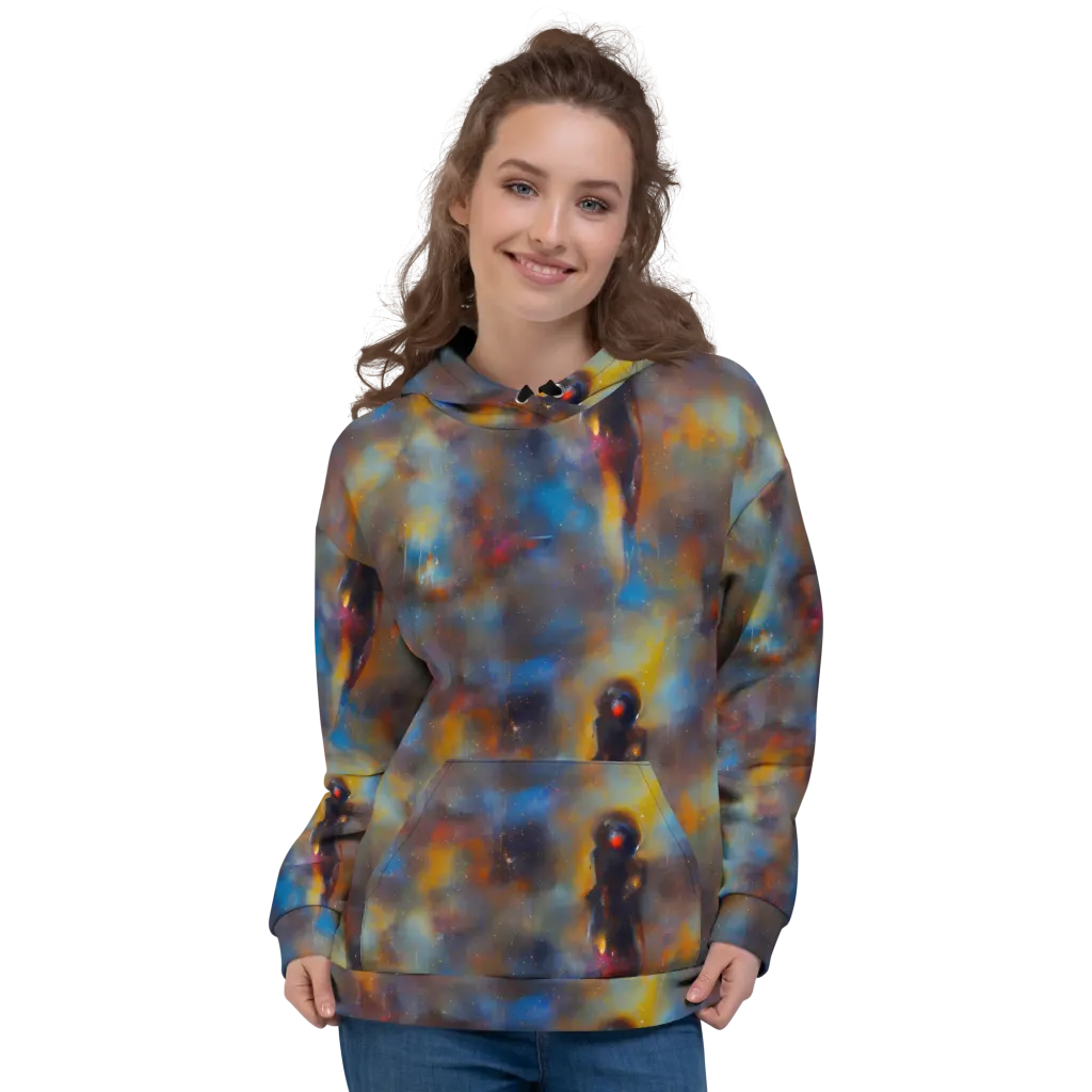 Vivid Whisper on Hoodie — Front