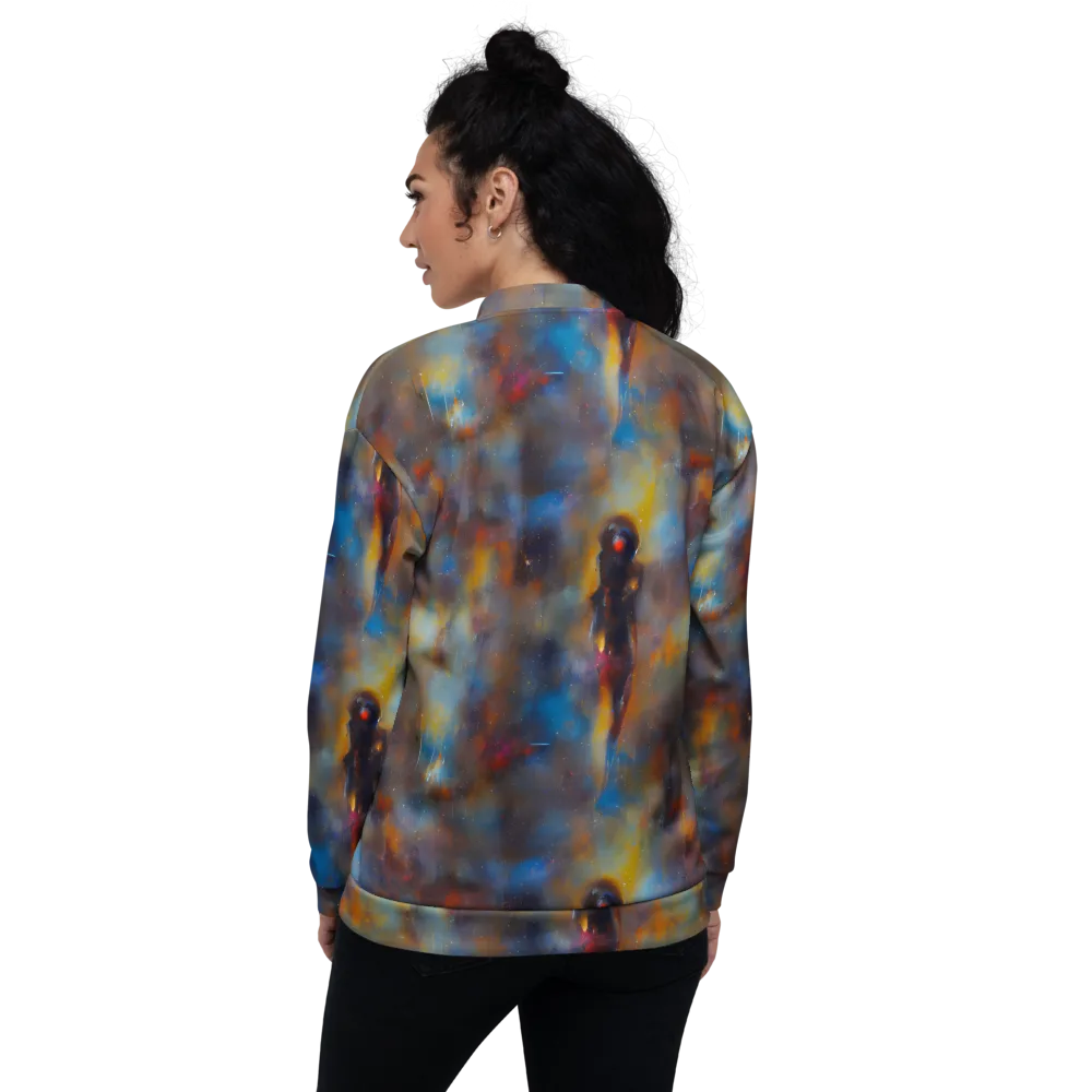 Vivid Whisper on Bomber Jacket — Back
