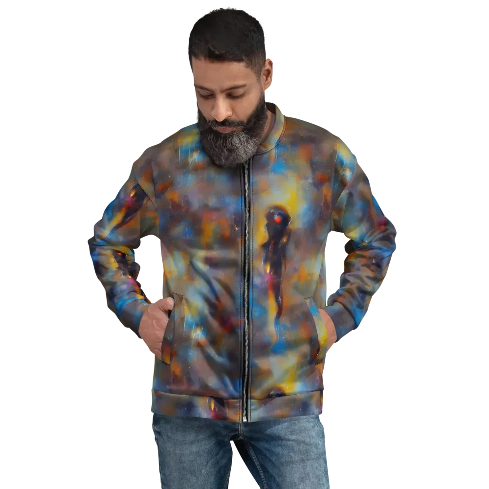 Vivid Whisper on Bomber Jacket — Front