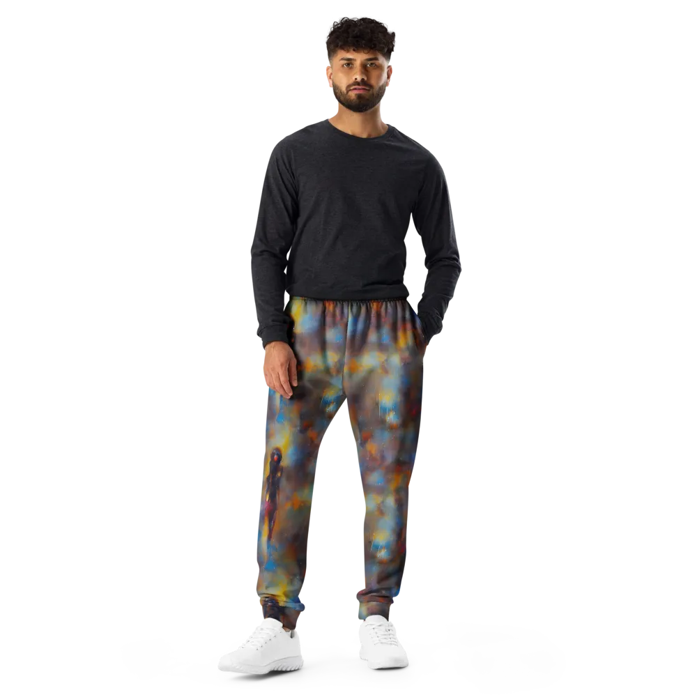 Vivid Whisper on Men's Joggers — Front