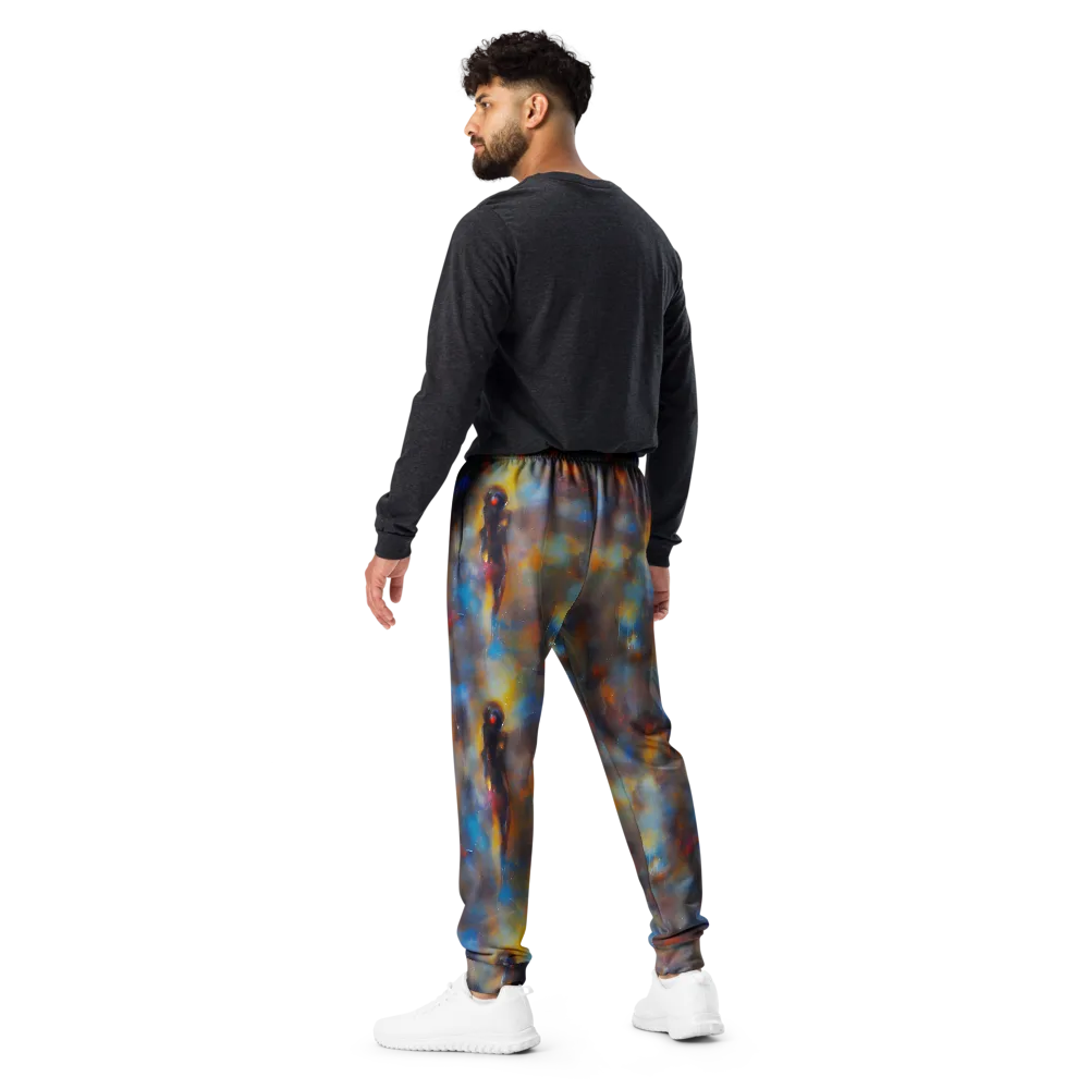 Vivid Whisper on Men's Joggers — Back