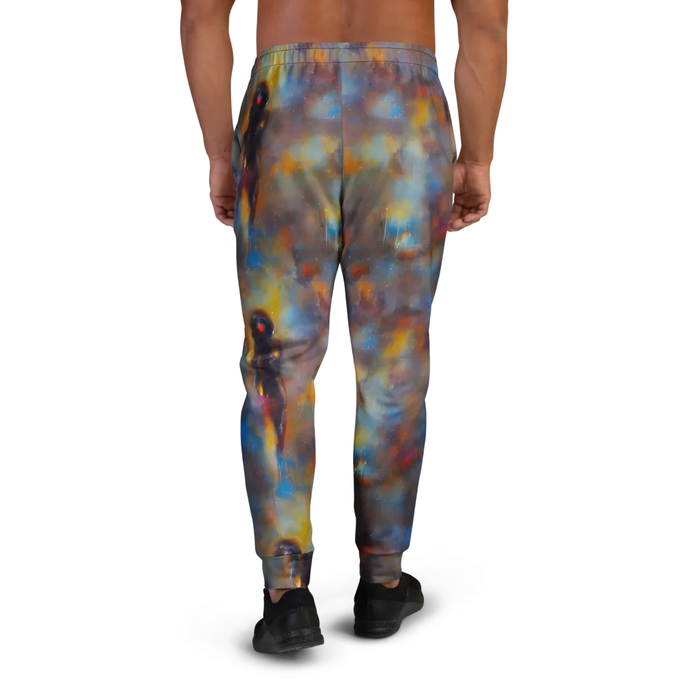 Vivid Whisper on Men's Joggers — Back