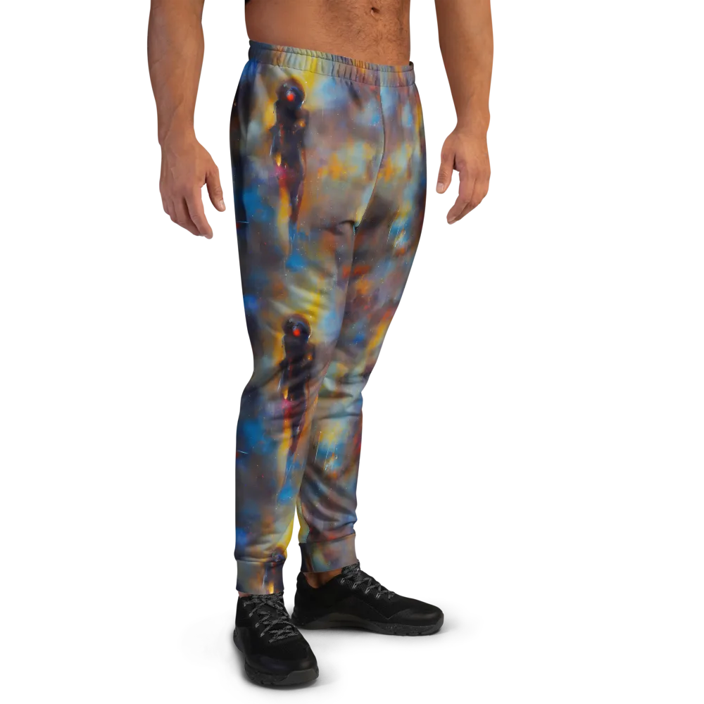 Vivid Whisper on Men's Joggers — Right
