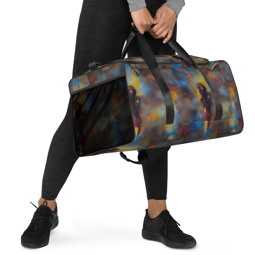 Vivid Whisper on Duffle Bag — Right Front