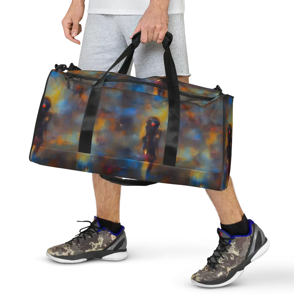 Vivid Whisper on Duffle Bag — Front
