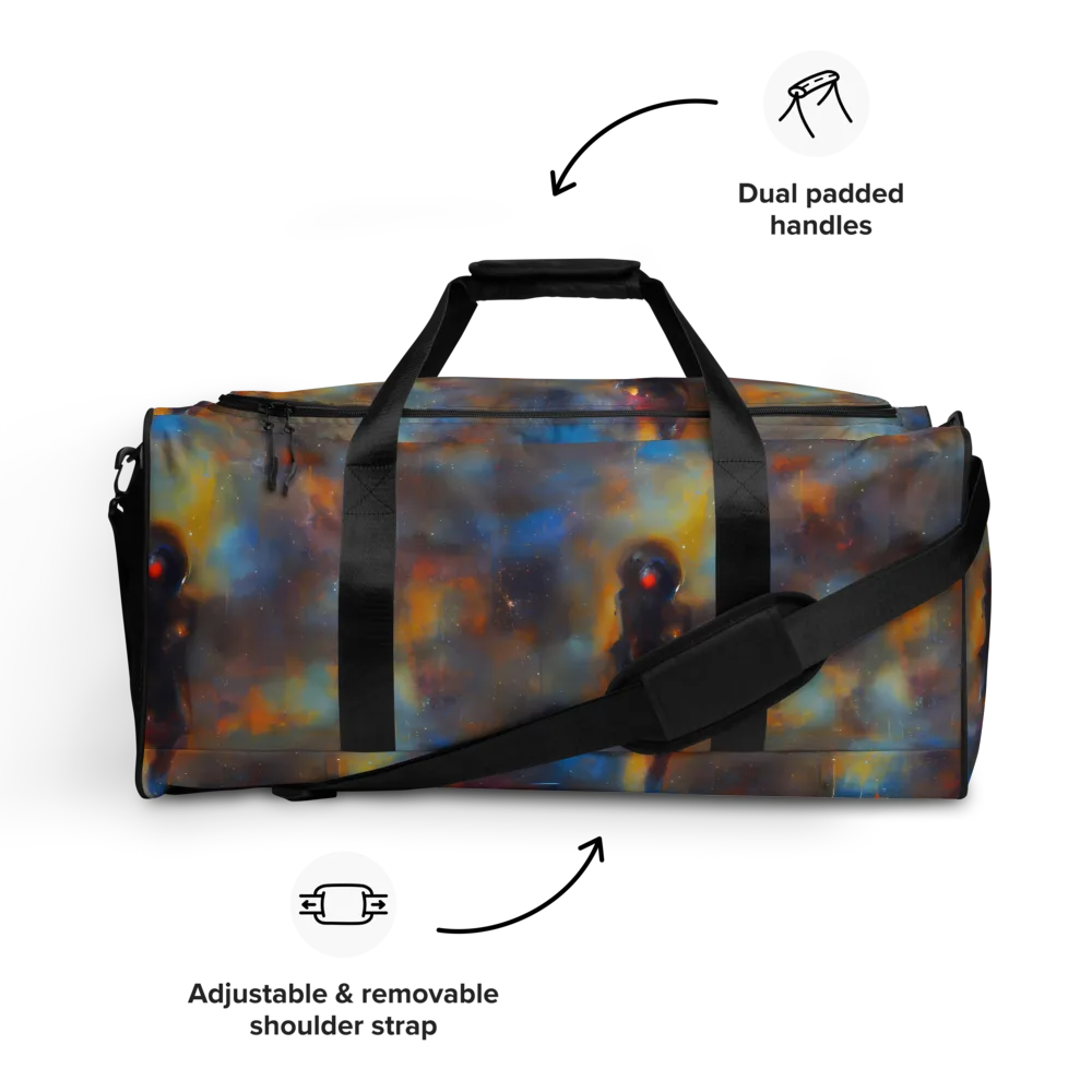 Vivid Whisper on Duffle Bag — Front
