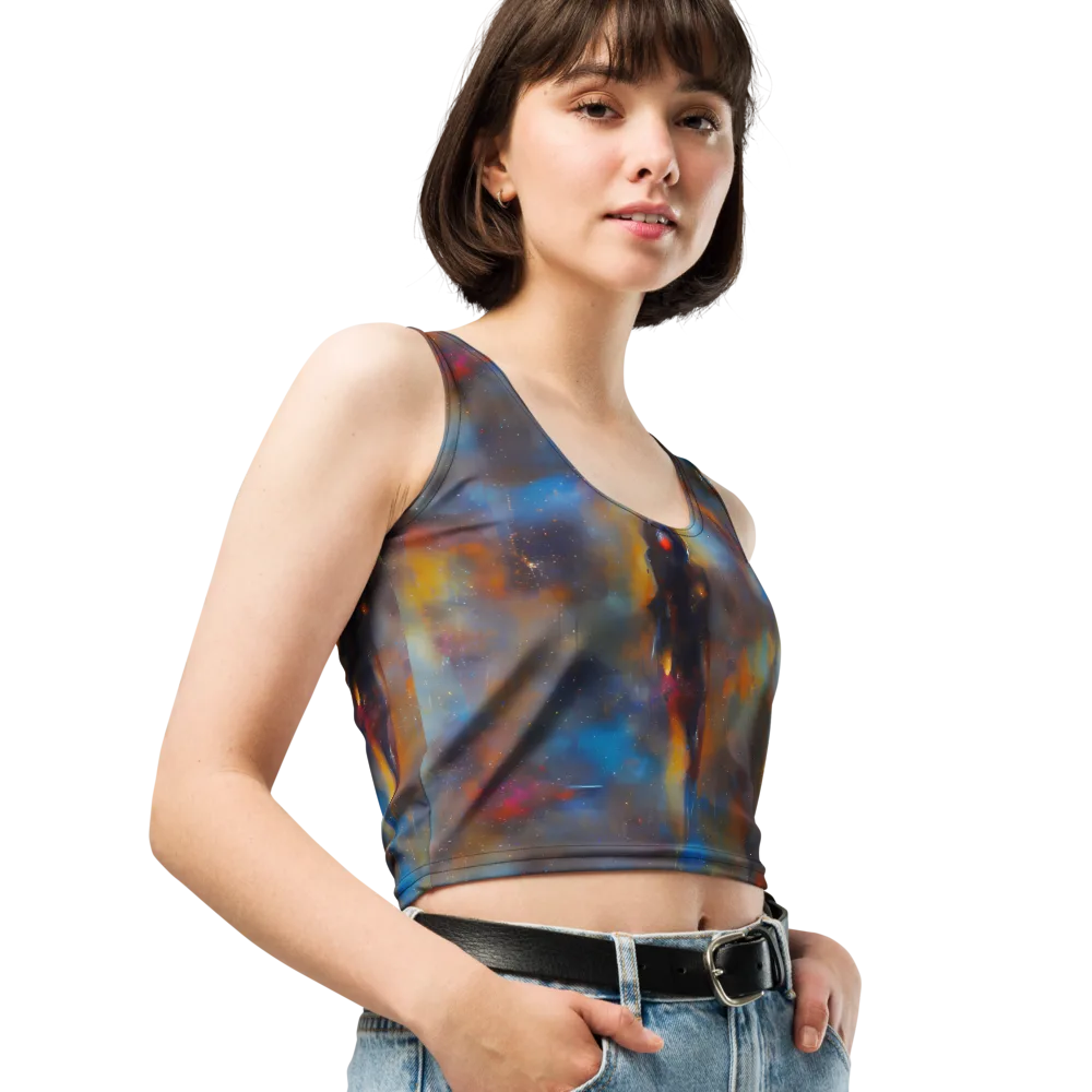 Vivid Whisper on Crop Top — Right Front