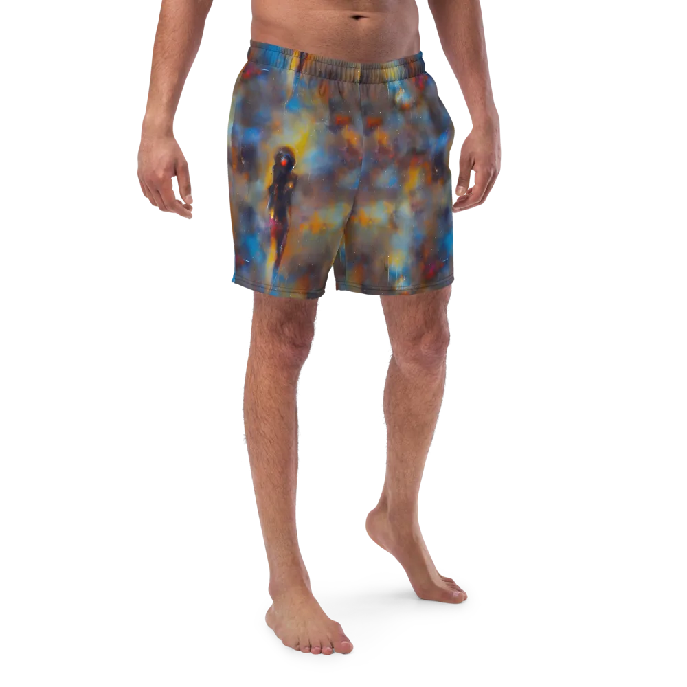 Vivid Whisper on Swim Trunks — Front