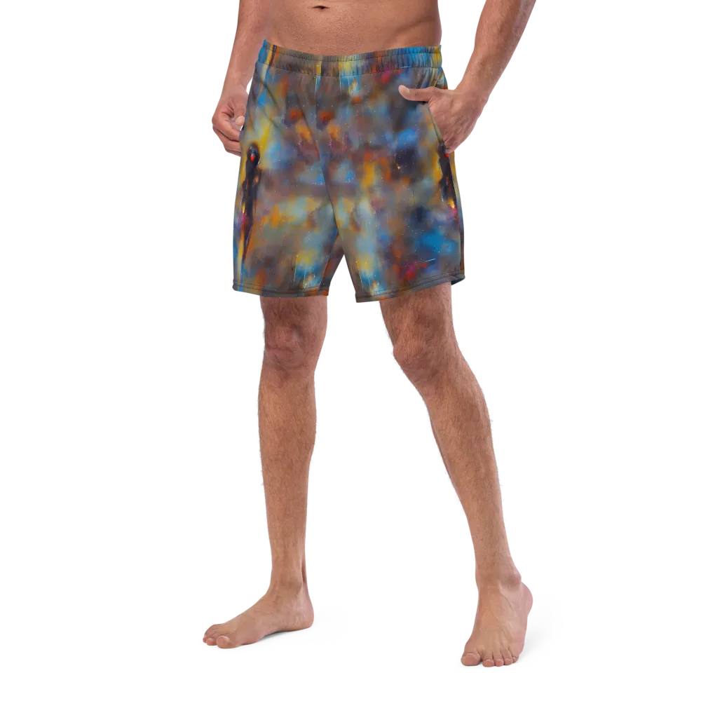 Vivid Whisper on Swim Trunks — Left Front