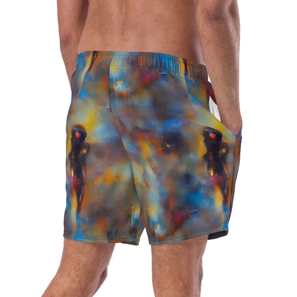 Vivid Whisper on Swim Trunks — Right Back