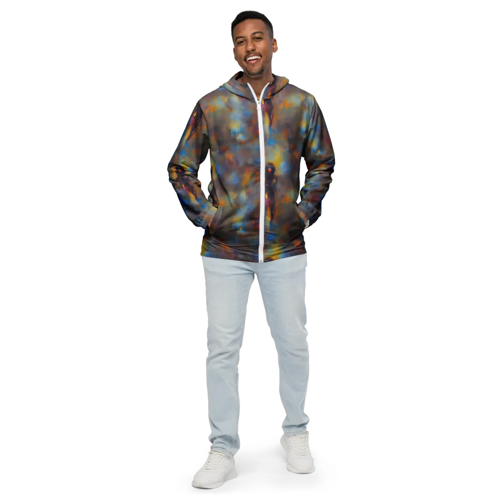 Vivid Whisper on Men's Windbreaker — Front