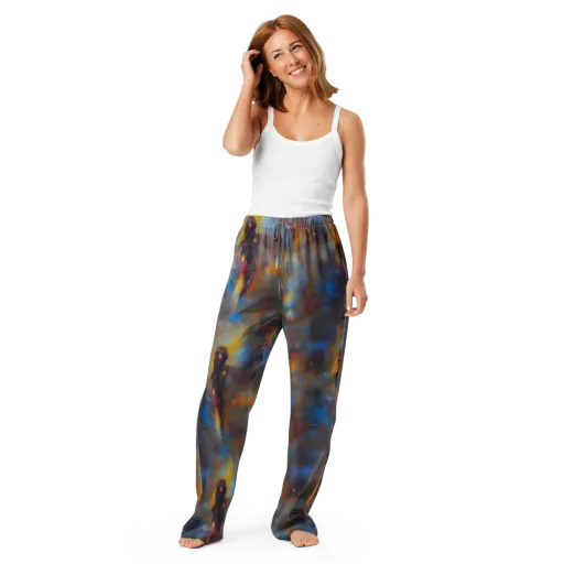 Vivid Whisper on a Women's Pajama Pants