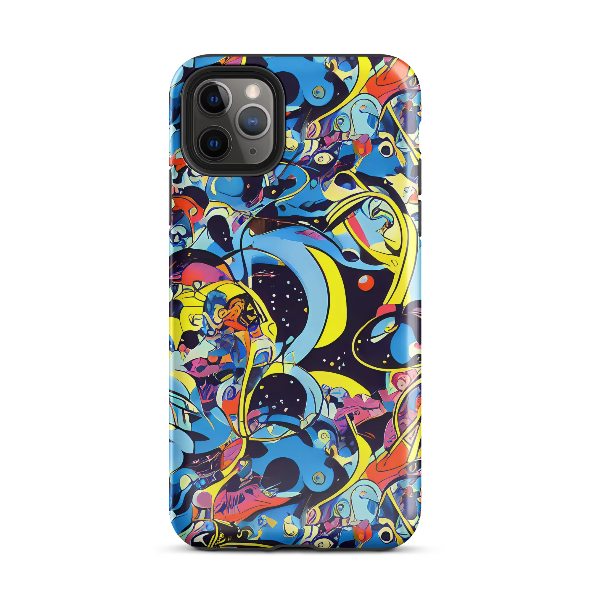 Brown Brushwork on Tough Case for iPhone® — Front