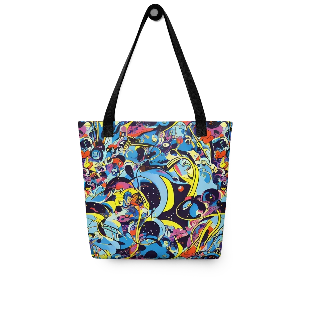 Brown Brushwork on Tote Bag — Front