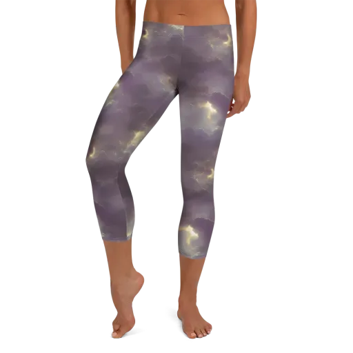 Stormy Muse on a Capri Leggings