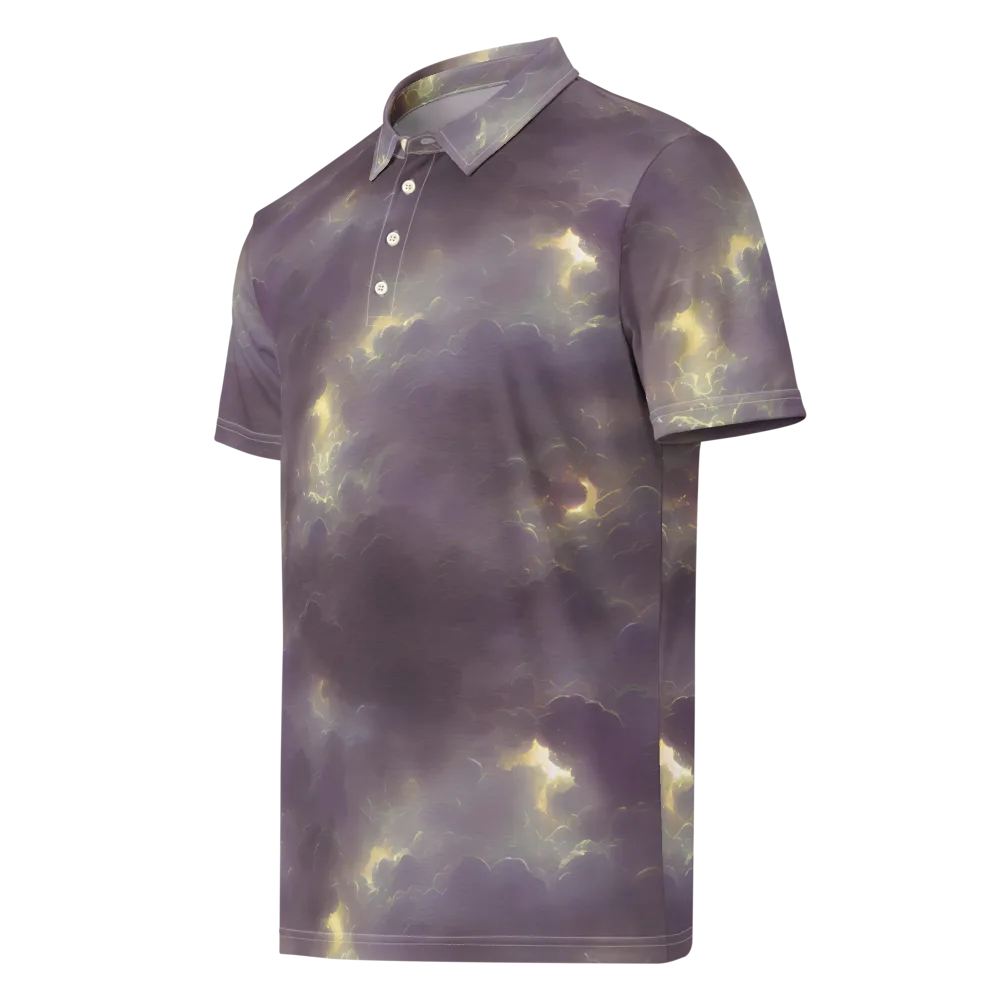 Stormy Muse on Men's Slim Fit Polo Shirt — Left Front