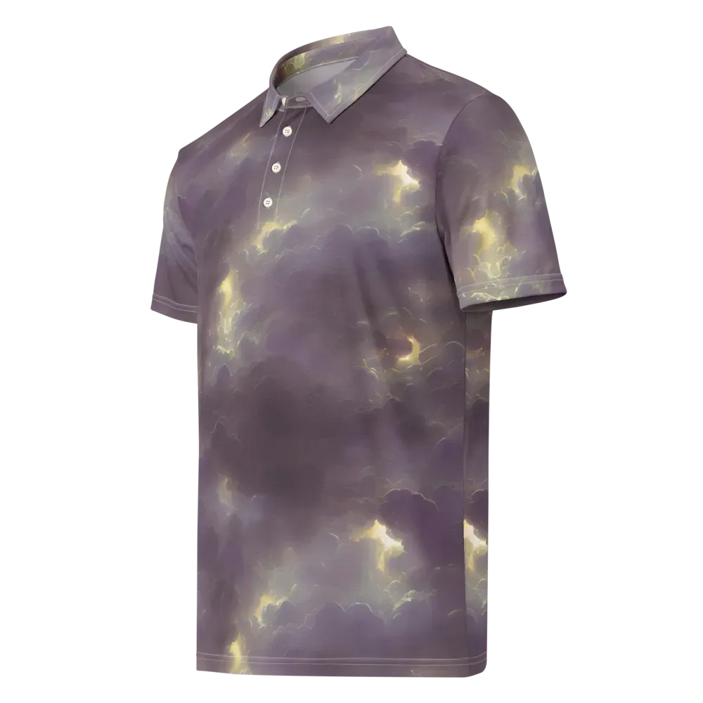 Stormy Muse on Men's Slim Fit Polo Shirt — Left Front