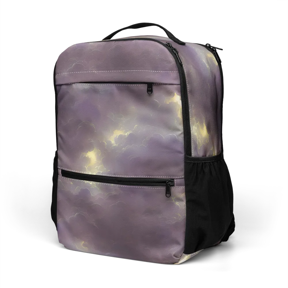 Stormy Muse on Utility Backpack — Left Front