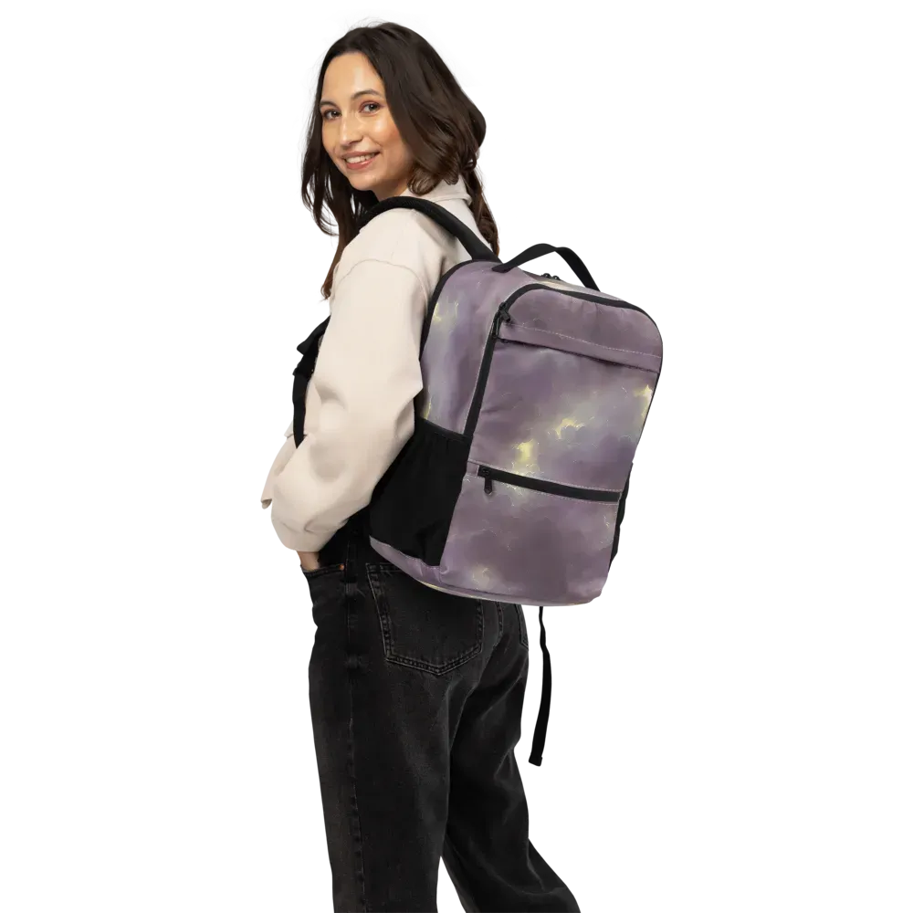Stormy Muse on Utility Backpack — Back