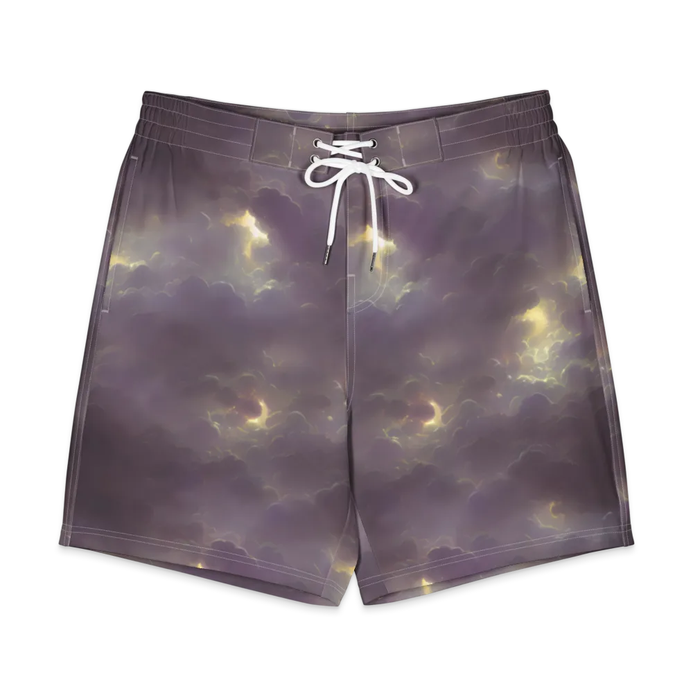 Stormy Muse on Men's Board Shorts — Front