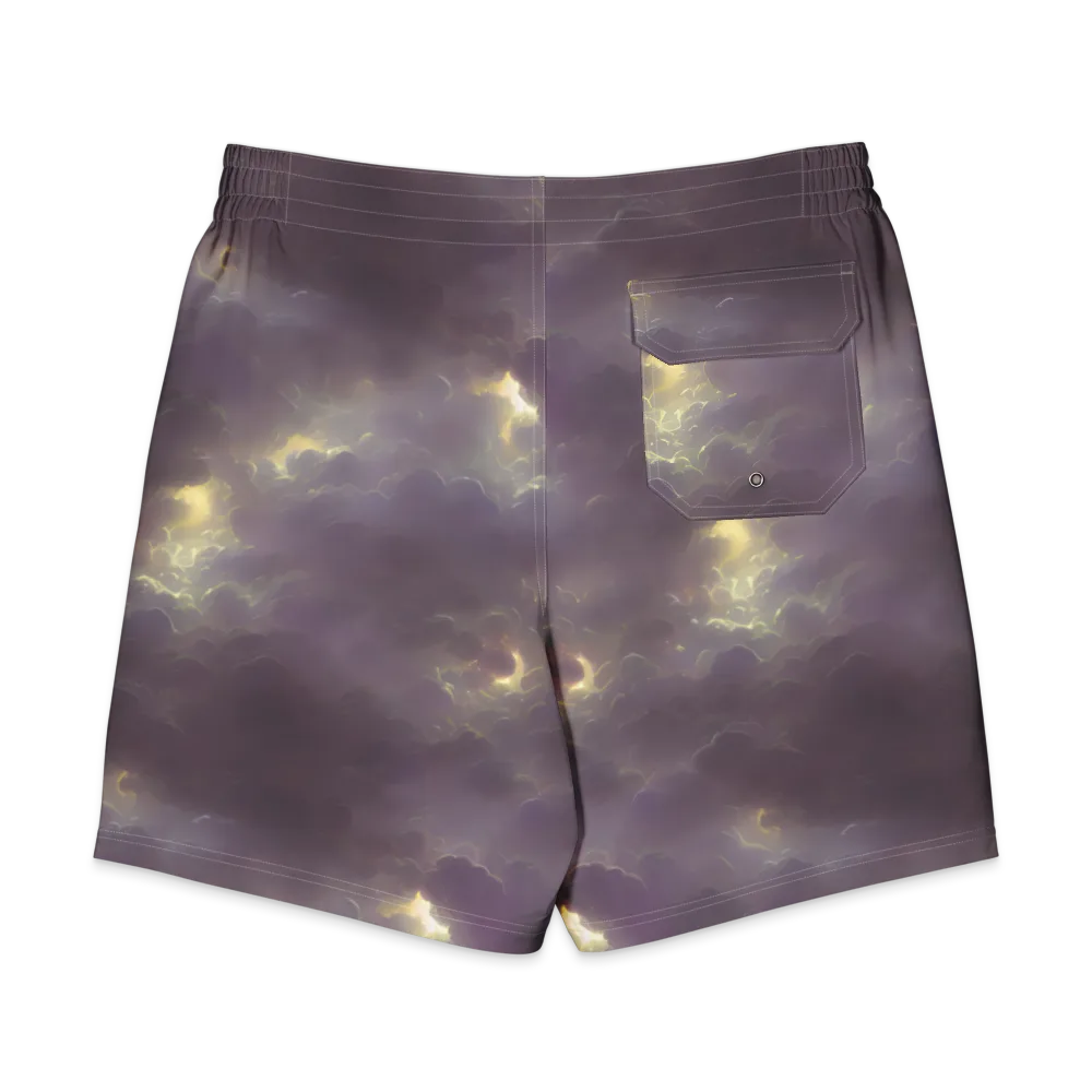 Stormy Muse on Men's Board Shorts — Back