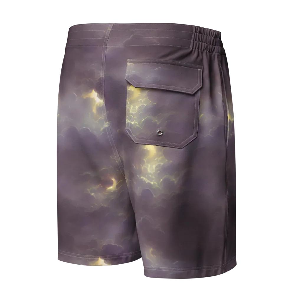 Stormy Muse on Men's Board Shorts — Back
