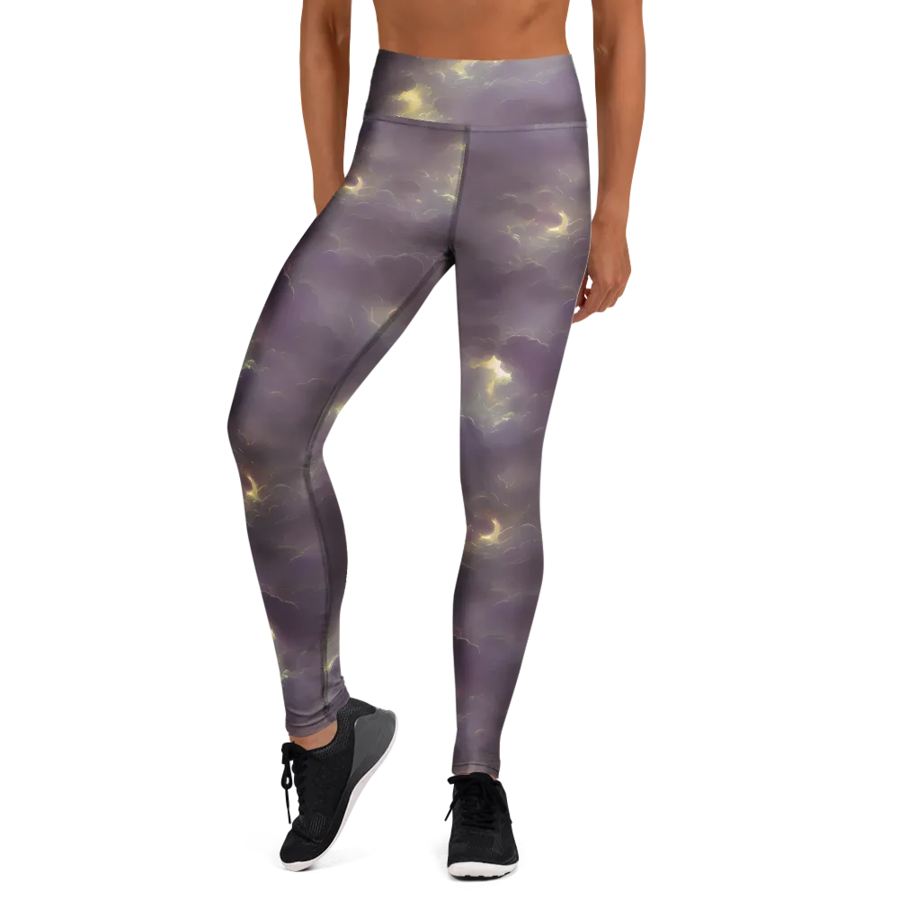 Stormy Muse on Yoga Leggings — Front
