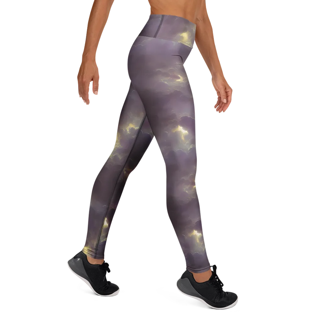 Stormy Muse on Yoga Leggings — Right