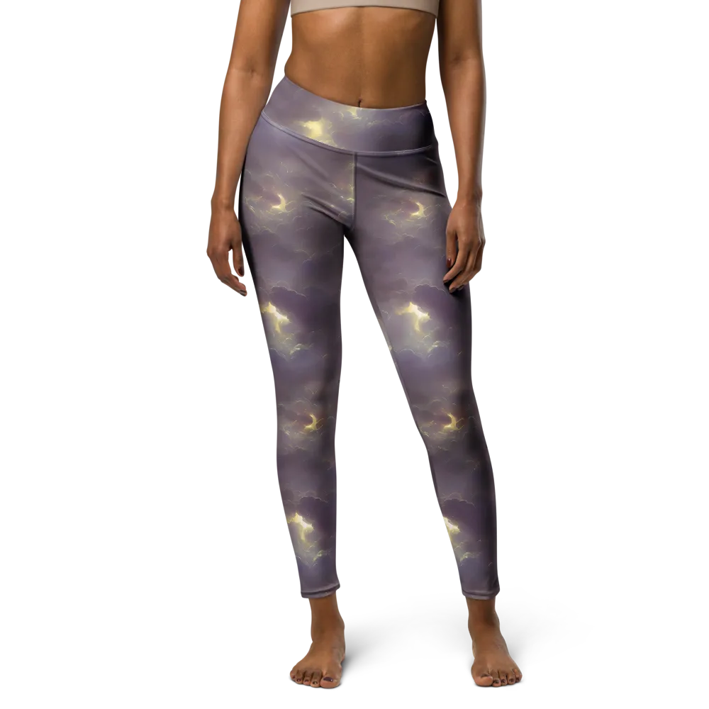 Stormy Muse on Yoga Leggings — Front