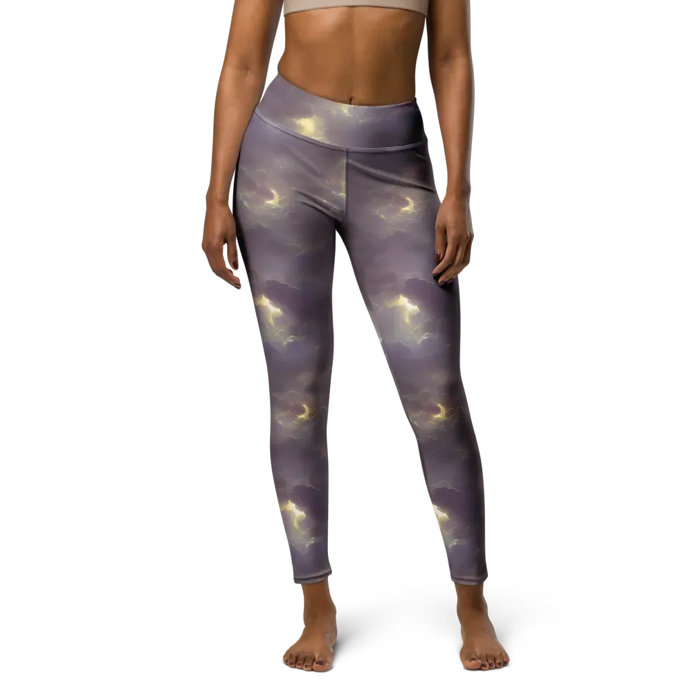 Stormy Muse on Yoga Leggings — Front