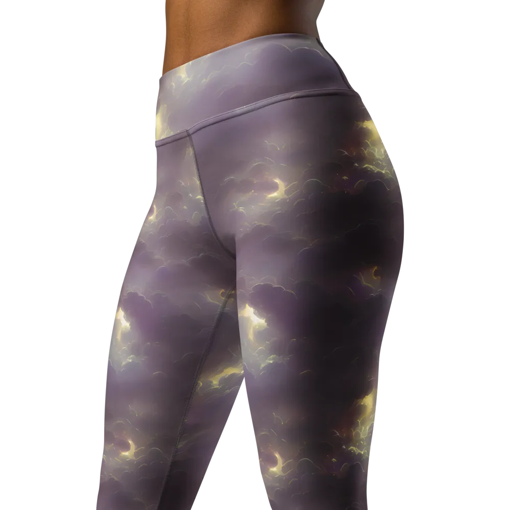 Stormy Muse on Yoga Leggings — Left Front