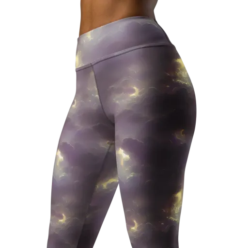 Stormy Muse on a Yoga Leggings