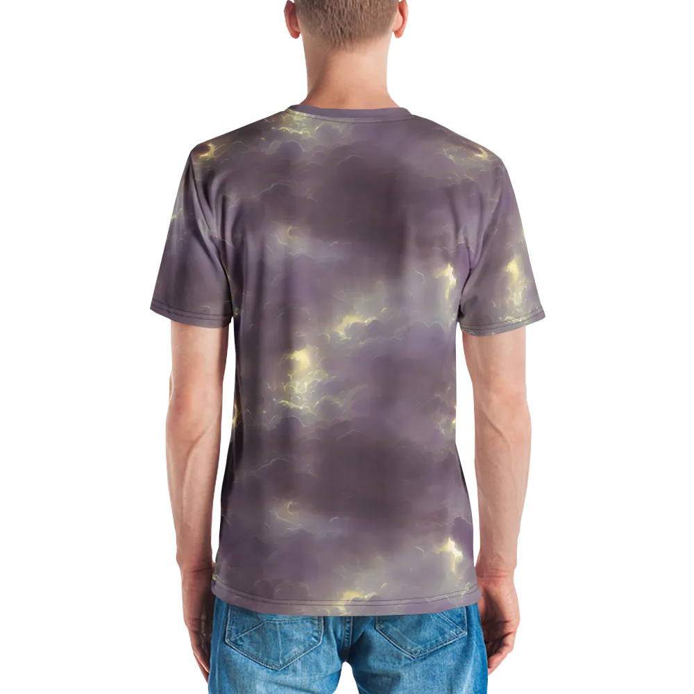 Stormy Muse on Men's Crew Neck T-Shirt — Back