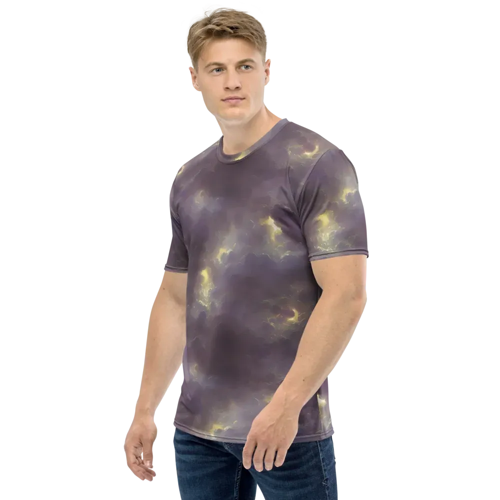 Stormy Muse on Men's Crew Neck T-Shirt — Left
