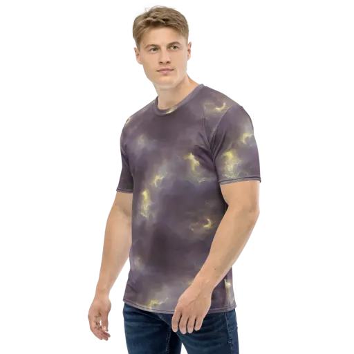 Stormy Muse on a Men's Crew Neck T-Shirt