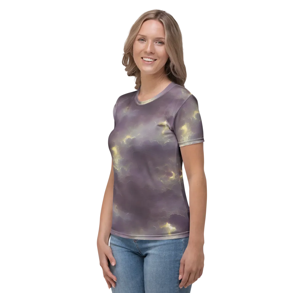Stormy Muse on Women's Crew Neck T-Shirt — Left