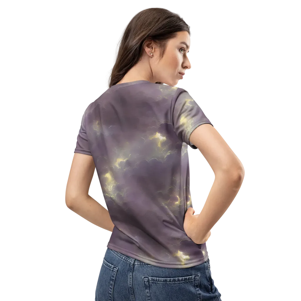 Stormy Muse on Women's Crew Neck T-Shirt — Back
