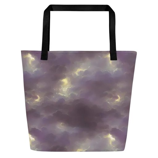 Stormy Muse on a Large Tote Bag W/ Pocket