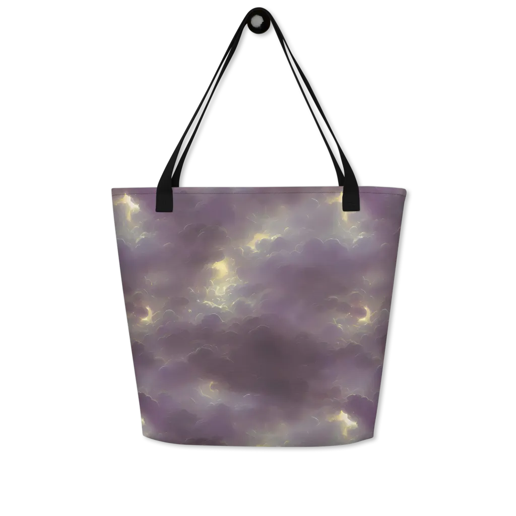 Stormy Muse on Large Tote Bag W/ Pocket — Front
