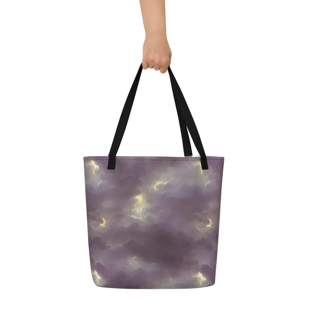 Stormy Muse on Large Tote Bag W/ Pocket — Front
