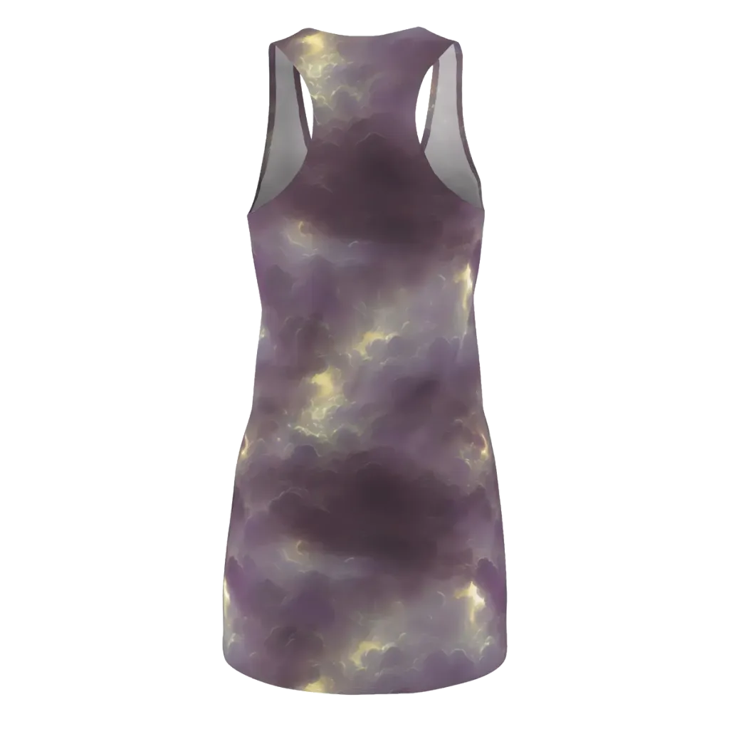 Stormy Muse on Racerback Dress — Back