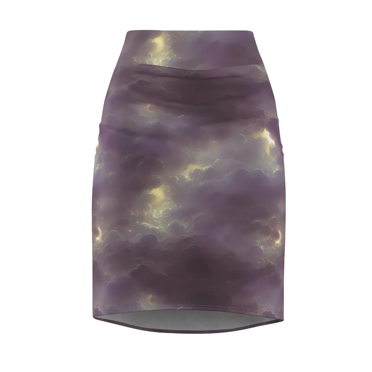 Stormy Muse on Pencil Skirt — Front