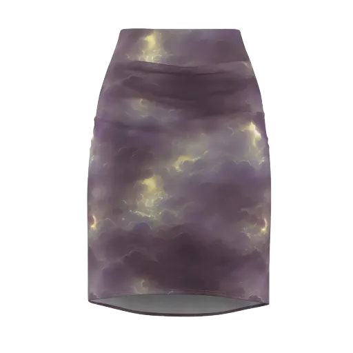 Stormy Muse on a Pencil Skirt
