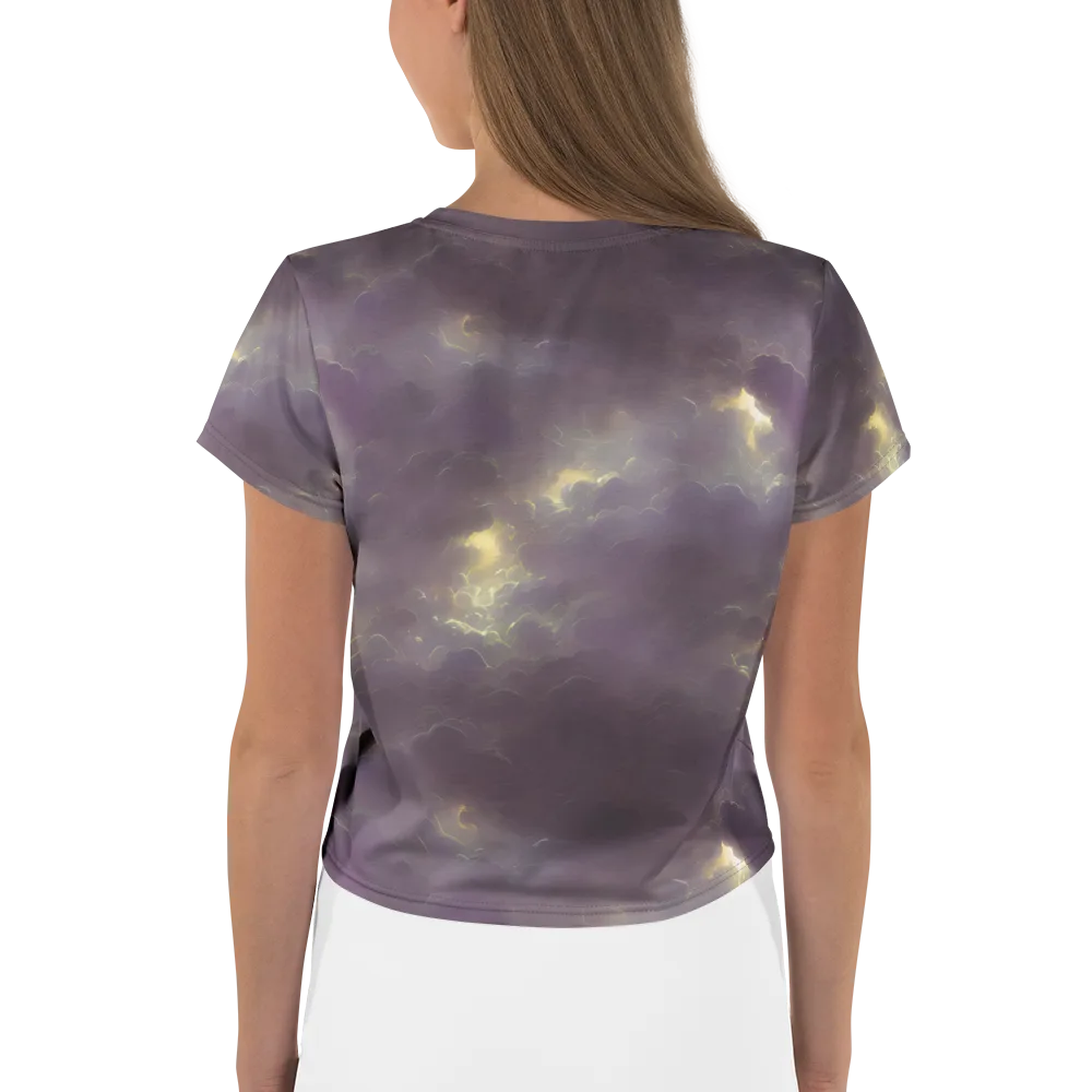 Stormy Muse on Crop Tee — Back