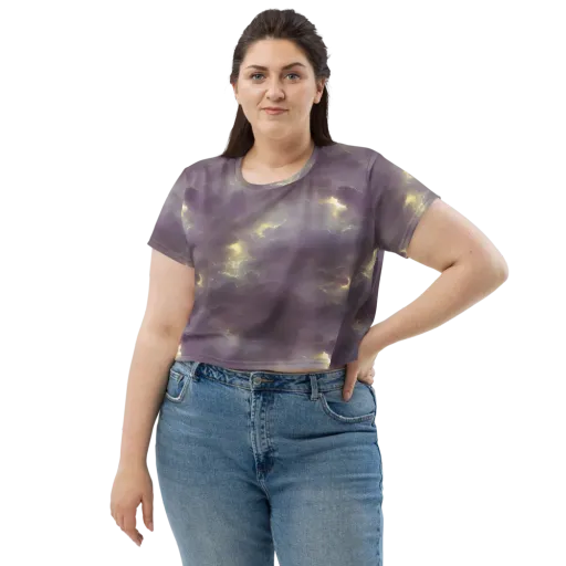 Stormy Muse on a Crop Tee
