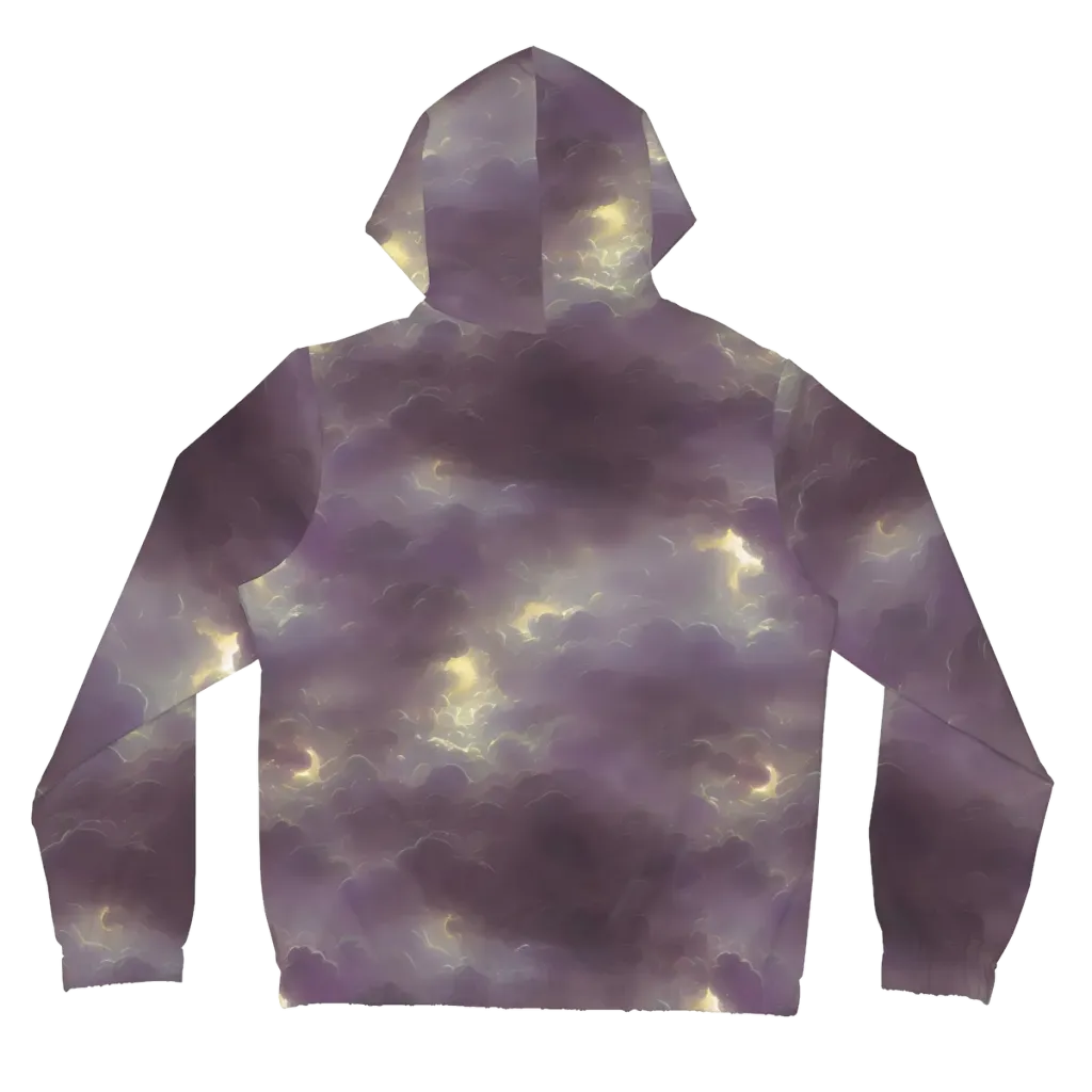 Stormy Muse on Women's Full-Zip Hoodie — Back
